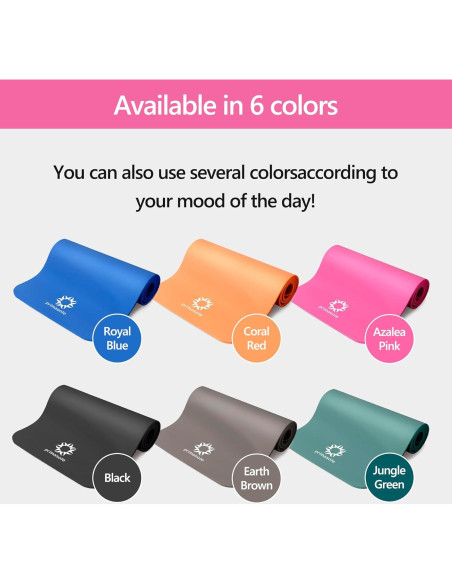 Mat de Yoga Primasole NBR Extra Grueso 1.27cm Antideslizante