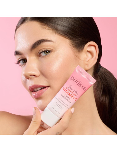 Hidratante Tinte Facial Purlisse Vitamina C Fresa 59 g