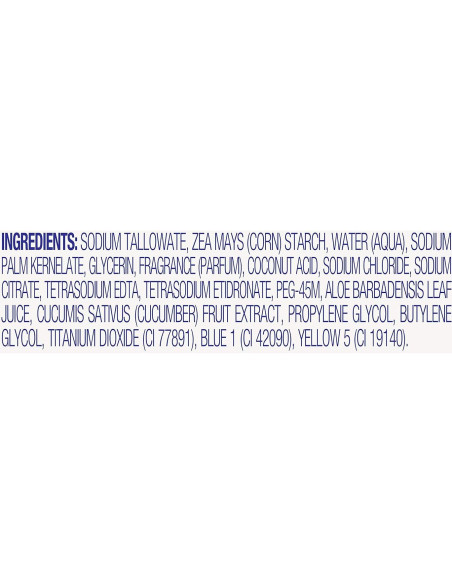 Jabón en barra Lever 2000 Aloe y Pepino 226.8g (Paquete de 2) Jabón en barra Lever 2000 Aloe y Pepino 226.8g (Paquete de 2)