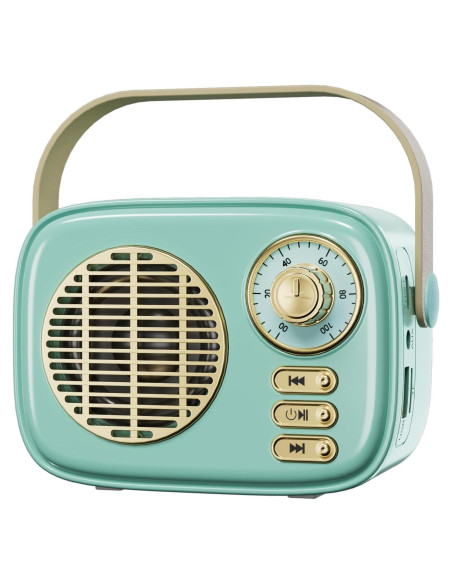 Altavoz Bluetooth Inalámbrico Retro Dosmix T8Mini Azul