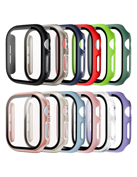 Estuche Protector Pocoukate para Apple Watch Series 10 42mm - 12 Colores