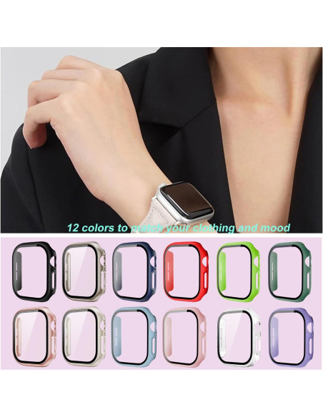 Estuche Protector Pocoukate para Apple Watch Series 10 42mm - 12 Colores