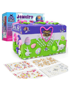 Kit de Artesanía Cajón de Joyas Purple Ladybug con Arcilla