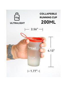 Taza Plegable Burtrail 200ml Ultraligera Libre de BPA - 2 Pzas 2