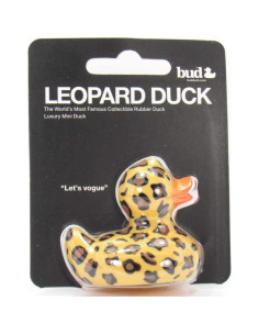 Pato de goma Leopardo Bud Duck - Mini 5.72x4.45 cm 2