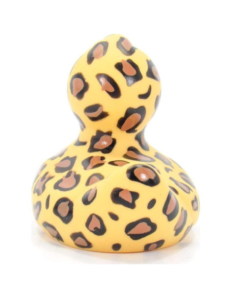 Pato de goma Leopardo Bud Duck - Mini 5.72x4.45 cm