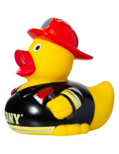 Patito de goma amarillo Artisan Owl FDNY 10.16 cm licencia oficial 2