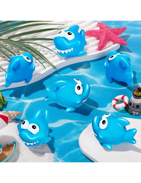 25 Juguetes de Baño Tiburones de Goma KFPPLXQ 5 cm