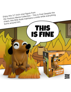 Figura de Vinilo Youtooz Esto Está Bien Perro 9.4 cm 2