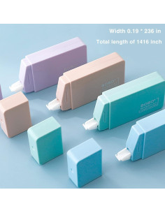 Cintas de Corrección CIAJIE Paquete de 6 Colores 5mm 2