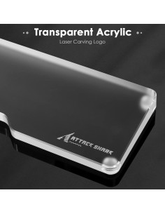 Reposap muñecas ergonómico ATTACK SHARK acrílico 38.86 cm 2