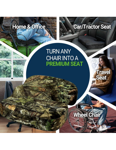 Cojín de Gel Viscoelástico Season Guard para Alivio Lumbar 45x35 cm