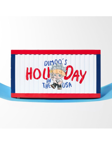 Contenedor de Exhibición Luminoso POP MART DIMOO'S 19x35 cm