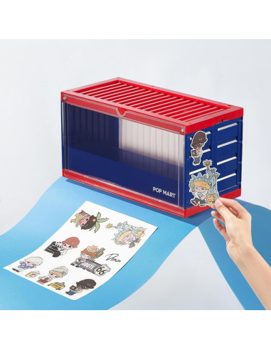 Contenedor de Exhibición Luminoso POP MART DIMOO'S 19x35 cm