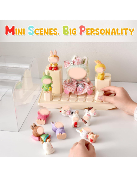 Caja de exhibición acrílica apilable LHHRLONG 26x12x16cm Caja de exhibición acrílica apilable LHHRLONG 26x12x16cm