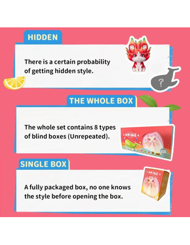 Figuras Coleccionables Hadas Frutales BEEMAI 1PC Aleatorio