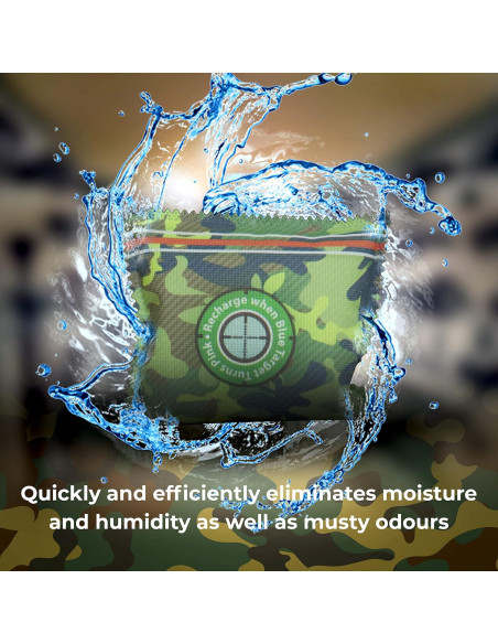 Deshumidificador Reutilizable Zarpax Gun-8 para Armas - Paquete de 8