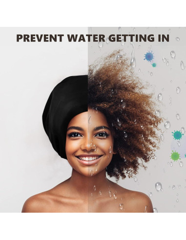 Gorra de Natación Extra Grande YOGINGO para Cabello Rizado