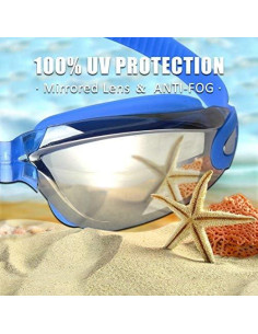 Gafas de Natación EverSport Anti Niebla UV - Paquete de 2 2