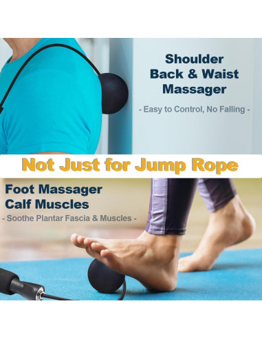 Cuerda de Salto 2 en 1 Coniflor - Sin Enredos y Ajustable