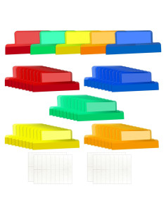 Pestañas Autoadhesivas Gueevin 5.08 cm Transparentes 50 Pzas