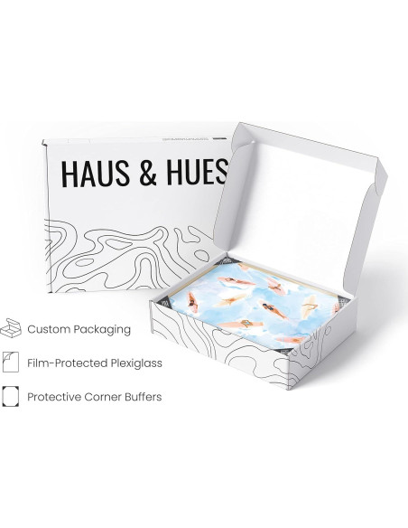 Arte de Pared Surfista Haus and Hues 30x40 cm Marco Beige