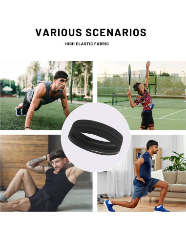 Cintas deportivas antideslizantes ONEYE - 5 piezas absorbentes