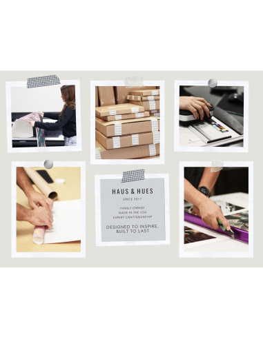 Arte de Pared Surfista Haus and Hues 30x40 cm Marco Beige