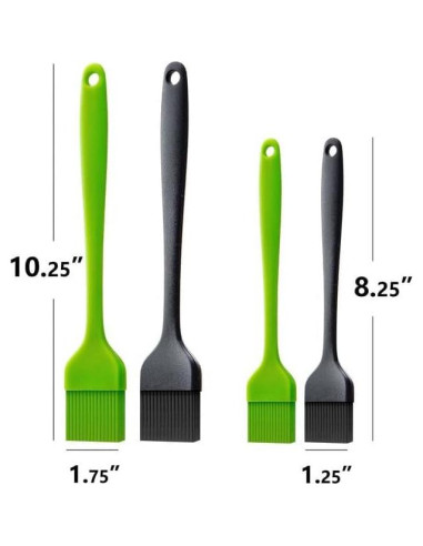 Brocha de Silicona Ortaco 4 Paquete para Hornear y Cocinar