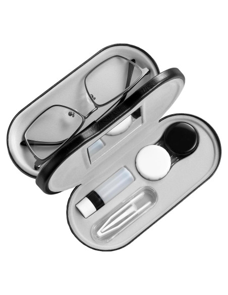 Estuche 2 en 1 AITIME para Lentes de Contacto y Gafas - Mármol