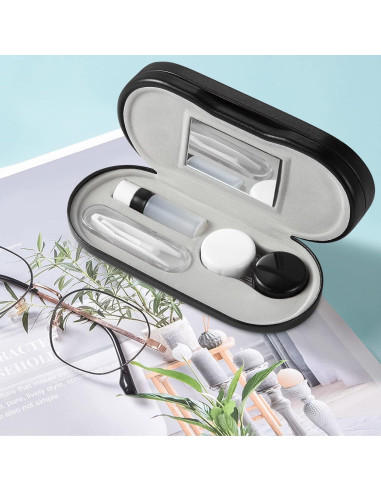Estuche 2 en 1 AITIME para Lentes de Contacto y Gafas - Mármol