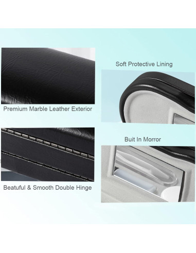 Estuche 2 en 1 AITIME para Lentes de Contacto y Gafas - Mármol