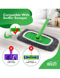 Paños de Microfibra Reutilizables HOMEXCEL para Swiffer - 4 Unidades 2