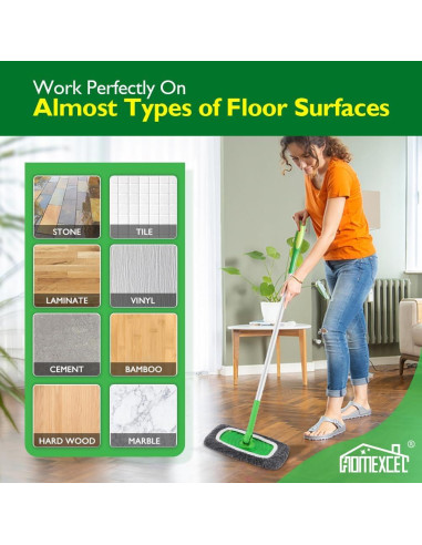 Paños de Microfibra Reutilizables HOMEXCEL para Swiffer - 4 Unidades