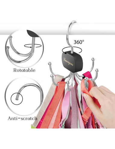 Perchero Organizador de Cinturones Lumigens Negro 1PCS