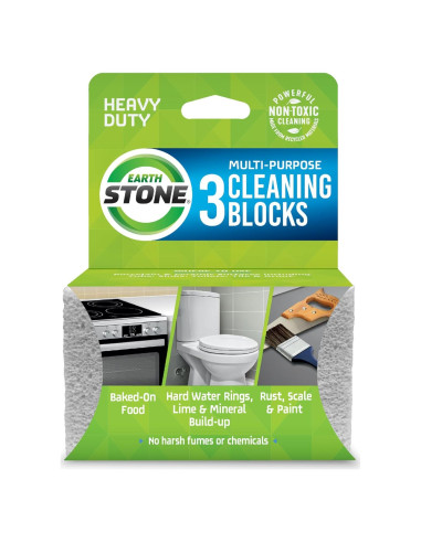 Bloque de Limpieza Multiusos EarthStone - Paquete de 3, 295g