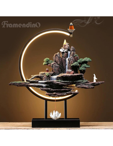 Soportes de Incienso Retro Framendino - 6 Piezas de Metal