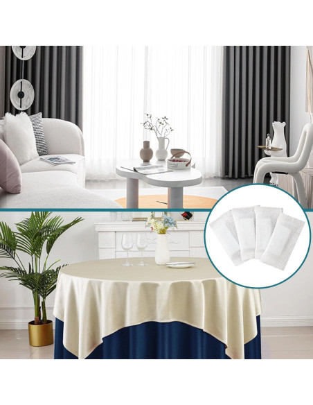 20 Pesas para Cortinas Adyoney - 17g, 6cm x 3cm, Estables