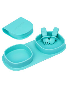 Set de Platos Plegables de Silicona Yahaa para Bebés - 2 Piezas