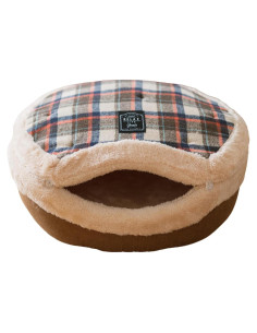 Cueva para Gato Urnat - Suave y Desmontable 45x45cm Marrón