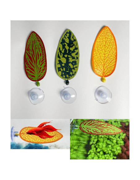 Planta Artificial Hoja Betta Hammock 11 cm IFZKuZmLy - 3 Pcs