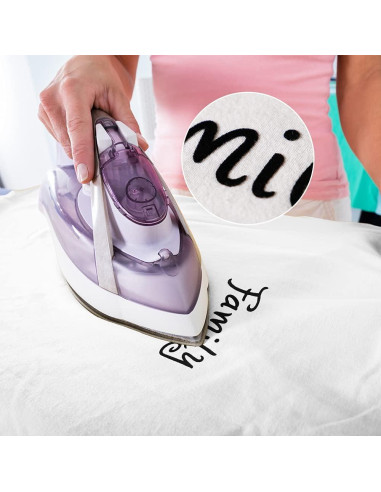 Letras de Planchar Magfok 3.81 cm para Ropa en Negro