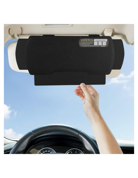 Extensor de Sombra para Visera de Coche WANPOOL WP-6 Negro