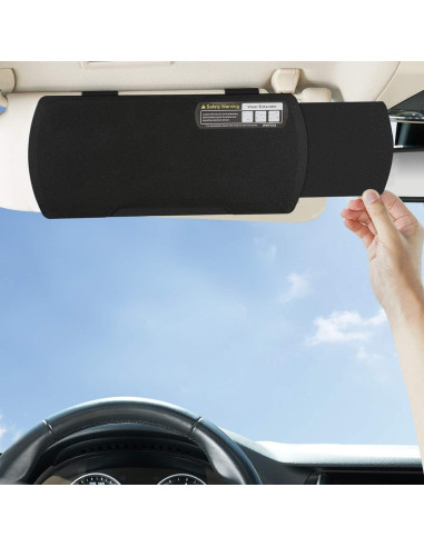 Extensor de Sombra para Visera de Coche WANPOOL WP-6 Negro
