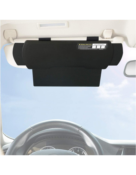Extensor de Sombra para Visera de Coche WANPOOL WP-6 Negro