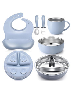 Conjunto de Platos y Utensilios para Niños Nuogo 6 Piezas