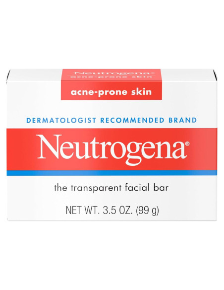 Barra de Limpieza Facial Neutrogena 99.22 g para Acné