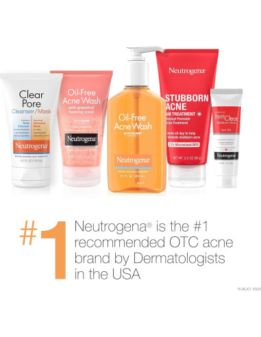 Barra de Limpieza Facial Neutrogena 99.22 g para Acné