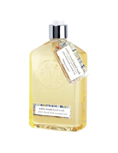 Jabón Líquido Natural Mangiacotti 340g Aroma Madera Ámbar