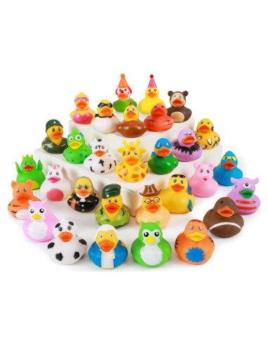 Paquete de 30 Patitos de Goma Flotadores para Niños - 5.8 cm